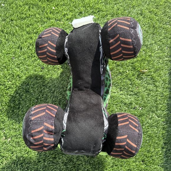 Monster Jam Grave Digger Plush Truck Pillow Toy Jay Franco 12" 2020 Collectible - Picture 4 of 11